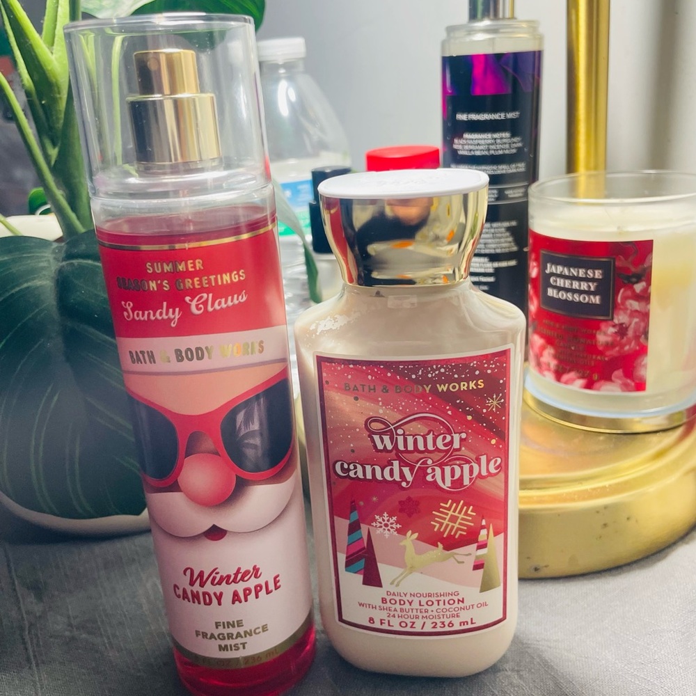 Bath & Body Works Winter Candy Apple Set